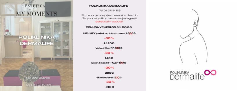 Skinbooster i top estetski tretmani na -30% u Poliklinici Dermalife
